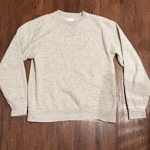 Siesta Key Florida Sweatshirt gray women sz M 75% cotton.